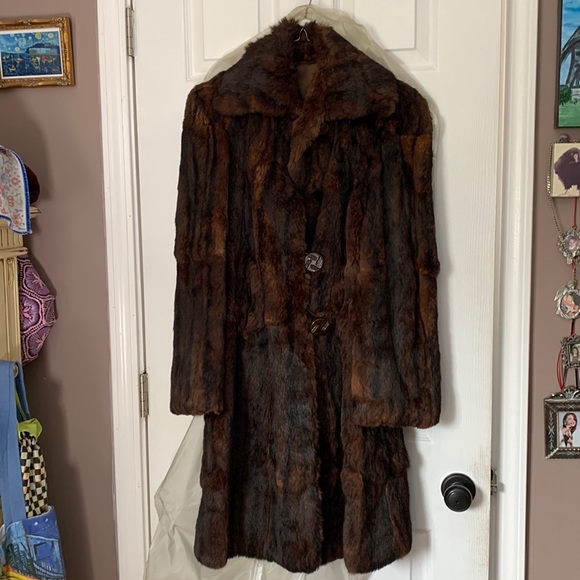 Jackets & Blazers - Vintage fur coat